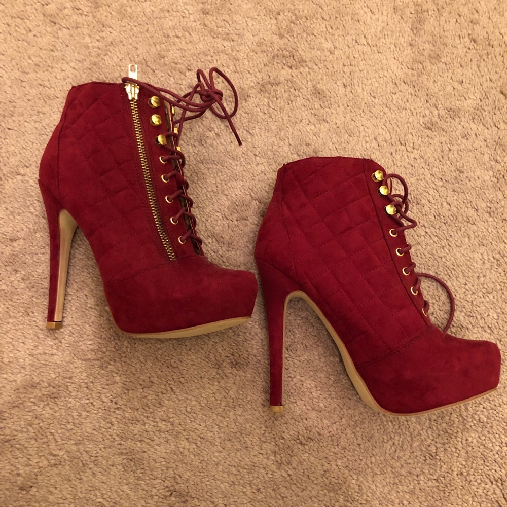 Red booties